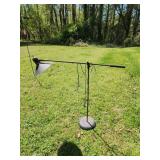 Adjustable lamp  39" tall arm is 42"