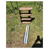 Corner knock shelf 20x28x7.5, USA maps, walking