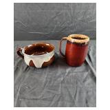 Vintage hull mug and soup bowl