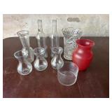 Group of vases and bottles