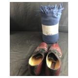 Fleece Blanket + Size 10 1/2 Shoes
