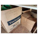 Artificial Christmas tree and stands