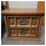 Mid Century Nightstand 29"Wx23"Tx16.5"D