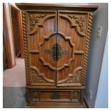 Mid Century Wardrobe 38"Wx58"Tx19"D