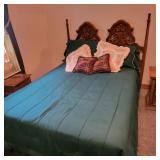 Mid Century Full Sized Bed Frame 61"Wx54"T