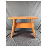 21.5x18x11 wooden foot stool