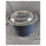 Blue enamel 9x14 pot