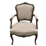 Upholstered Louis XV French Style Chair