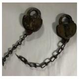 DL & R Railroad locks -1 pair