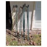 Misc lot of tomato stakes up to 60"