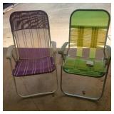 2 Outdoor Folding Chairs