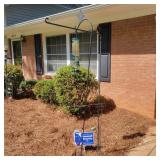 Shepard Hook, Large and small flag holders, bird