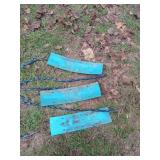 3 Swing-N-Slide swings with chains