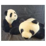 2 Panda Bear Stuffed Animals