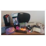 Misc Office Supplies, File organizers, laptop