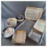 Various Baking Dishes, cookie sheet, spring form