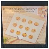 Deluxe 3pc Baking Stone Set - NIB