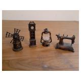 Vintage die cast pencil sharpeners. Windmill is