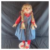 Porcelain Doll marked CD - eyes have come out