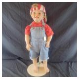 Porcelain Doll, "Tom Sawyer" Breast plate by D.