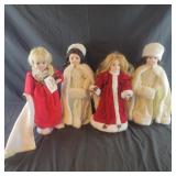 Christmas and Winter Themed Porcelain Dolls