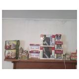 Misc lot of Christmas village. St. John