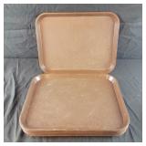 6 plastic lunch trays
