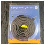 8" plug in replacement cooking element