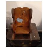 Baby doll rocking chair. Needs repairs, but still