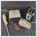Toaster, George Foreman Grill, Mixer, Electric