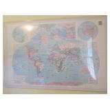 World Map 35"x23"