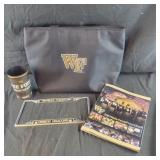 Wake Forest Cup, License plate frame, bag, and