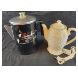 Tea Warmer and 9 cup Percolator