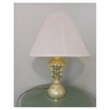 Table brass colored lamp 24 x 6