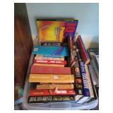 Misc reading books, crosswords and more..... Tote