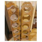 2 Wood Wine Racks