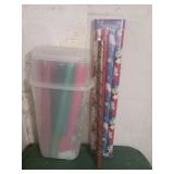 Misc wrapping paper. Totes included
