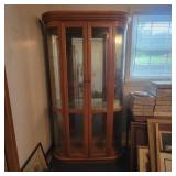 Lighted Curio Cabinet 44"Wx76"Tx14"D
