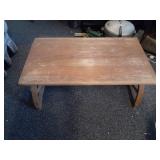 Homemade wood coffee table 36 x 13 x 20.5. Screws