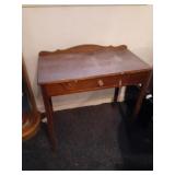 Wood side table 30 x  30.5 x 16.5