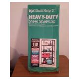 KV-ShelfHelp 2 Heavy Duty Steel Shelving. New in
