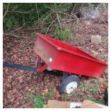 Red Wagon 33"Wx43"Lx12"D