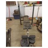 CapStrength weight bench and weights. Missing