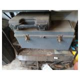 Toolbox with tray no handle and a Porter-Cable