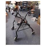 Lumex Walker with seat and basket