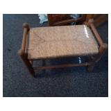 Wood foot stool bench 20.5 x 15 x 11
