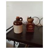 Porcelain Jasco bells-pot and a coffee bean