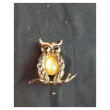Owl brooch
