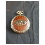 DAD locket pocket watch