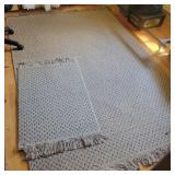 Area Rug 90"x61" and matching Floor Mat 34"x24"